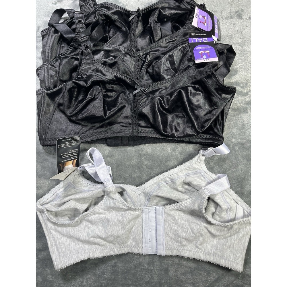 Bali Bra 42D Comfort‎ U Back Wirefree Wireless Support Bras Lot of 4 NEW NWT - Picture 3 of 5